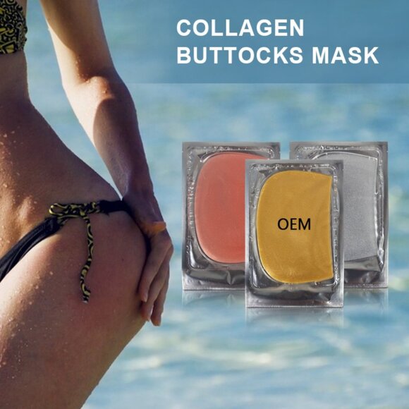 Gold 24k collagen neck mask  & Buttocks Mask Whitening Lift Collagen Pack1 Combo - Picture 3 of 10